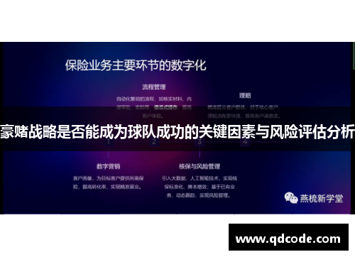 豪赌战略是否能成为球队成功的关键因素与风险评估分析